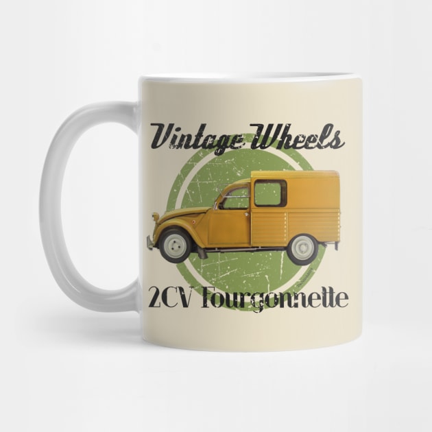 Vintage Wheels - Citroën 2CV Fourgonnette by DaJellah